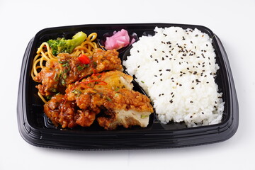 中華料理　油淋鶏唐揚げ弁当