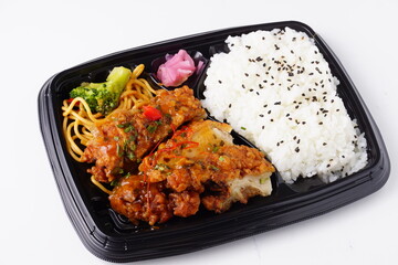 中華料理　油淋鶏唐揚げ弁当