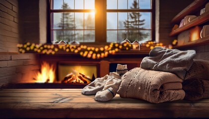 Holiday Fireplace Decor