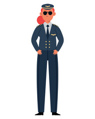 air force pilot woman in uniform