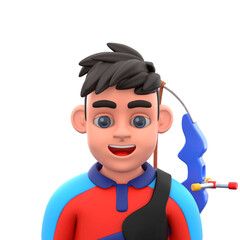 Archer Character 3D Avatar