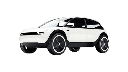 Obraz premium Electrical car - isolated on transparent background PNG