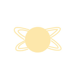 Cartoon solar system planet Illustration © Zona