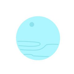 Cartoon solar system planet Illustration © Zona