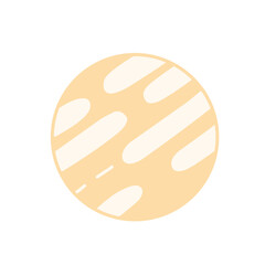 Cartoon solar system planet Illustration © Zona