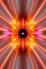 Obraz premium Vibrant of light rays of radial from a central point and burst explosion background. 13 