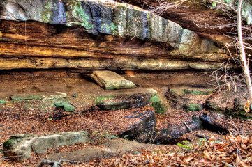 Rockbridge State Nature Preserve in Autumn, Ohio