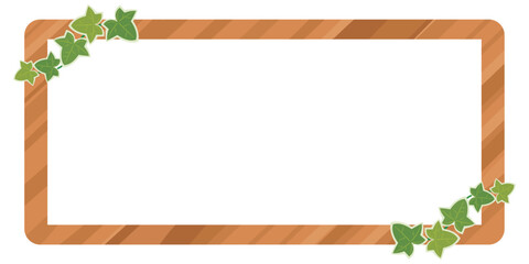 木製看板のイラスト