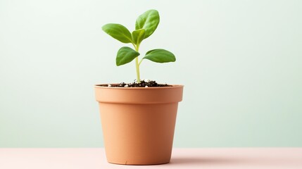 Obraz premium A Baby Plant – The Beginning of New Growth.