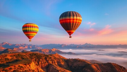 Sunrise Hot Air Balloon Ride in the Mountains: Unforgettable Experience and Breathtaking Landscapes