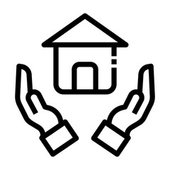 home insurance Line Icon