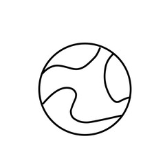 Obraz premium Astronomy line icon