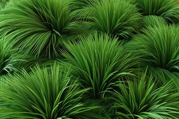 Creative 3D Abstract Grass Cut-Out Background Renderings for Stunning Visuals