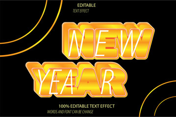 happy christmas editable text effect 3d emboss modern style