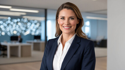 portrait of a Switzerland businesswoman