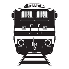 Locomotive logo vector illustration - WAP - Indian Railway