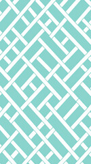 Calm teal and white geometric pattern
