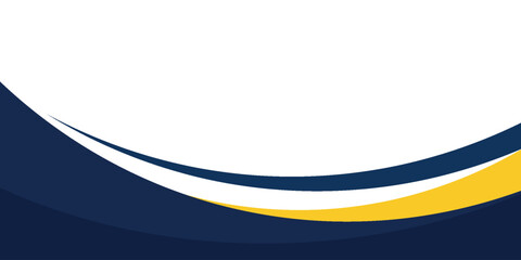 blue and yellow wavy shape background. suitable for business poster design, corporate banner, presentation, flyer, social media post.
