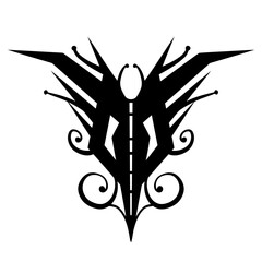 Tribal Tattoo Fill Element art