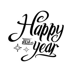 Creative graffiti style illustration wishing a joyful Happy New Year with artistic flair