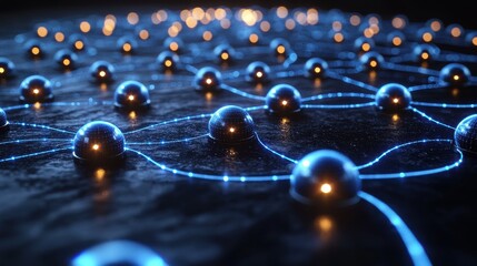 Emerging trends in secure blockchain ecosystems digital networks technology innovations virtual space abstract viewpoint digital security concepts