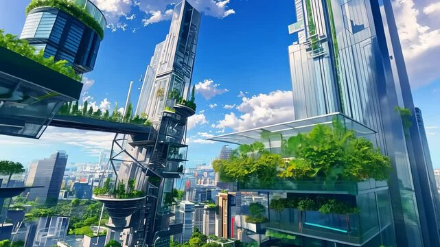 未来的な都市景観の視点2