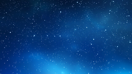 Fototapeta premium Majestic sky with aurora and stars. blue northern lights wallpaper with copy-space. Aurorae. Illustration