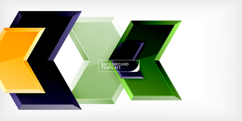 Technology dynamic arrow geometric background. Vector Illustration For Wallpaper, Banner, Background, Card, Book Illustration, landing page