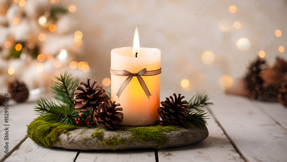 Fototapete christmas and happy new year background with snowflakes on red background generative ai tools