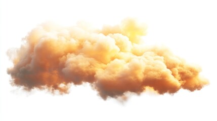 Golden Cloud Formation: A Breathtaking Celestial Display