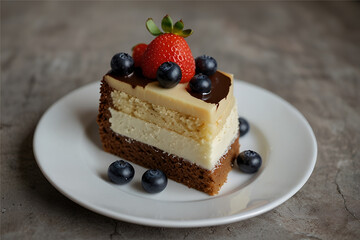 Culinary Canvas: An Exquisite Slice of Sweet Perfection