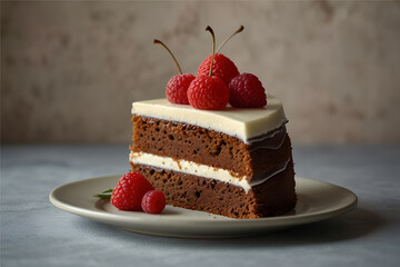 Culinary Canvas: An Exquisite Slice of Sweet Perfection