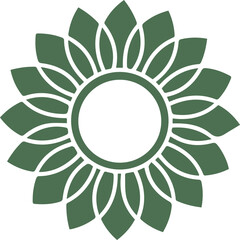 Beautiful flower art and mandala vector design