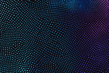 Vibrant Colorful Dots on a Dark Background for Abstract Design