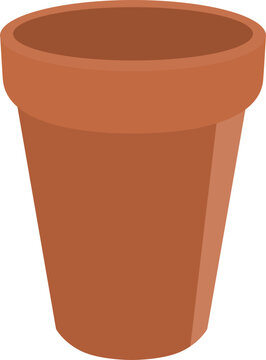 Illustration of a Flower Pot Graphic