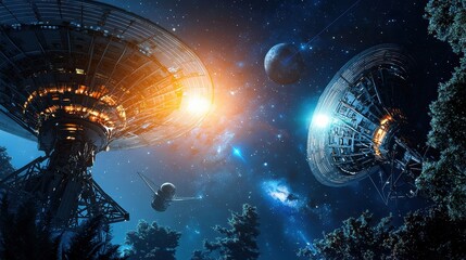 Scientists celebrate discovery of signal suggesting standardization laboratory setting research findings scientific community breakthrough concept