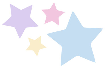 Colorful Star Illustration Graphic