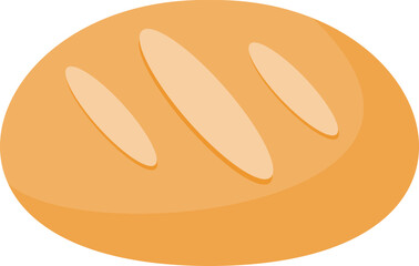 Illustration of Delicious Bread Loaf