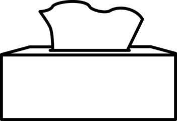 Tissue icon black