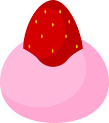 Strawberry Dessert Illustration