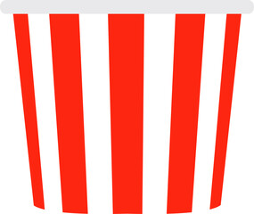 Obraz premium Popcorn Bucket Graphic Illustration