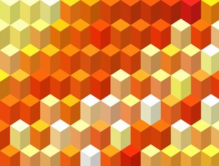 abstract background with colorful pattern, 3d block color illustration