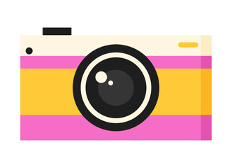 Cute camera digital clipart illustration sticker