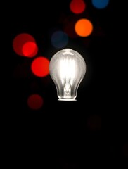 An innovative light bulb concept symbolizing breakthrough ideas and creative thinking, representing smart marketing strategies and business genius for success.

