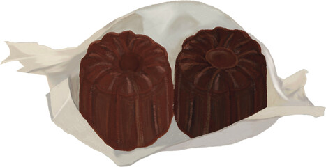 Canule bread dessert