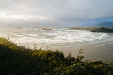 storm on the beach