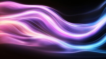 Fototapeta premium Vibrant abstract wave pattern