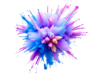 Obraz premium ink splashes on white