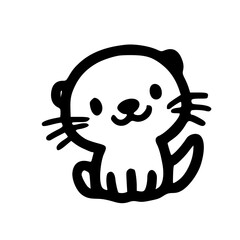 Endearing Otter Icons A Delightful Collection of Lovable Animal Characters in a Variety of Fun and Playful Styles