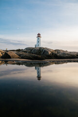 lighthouse on the shore